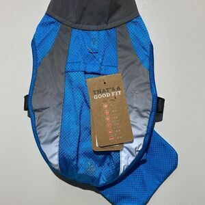 Arcadia Trail Dog's High Visibility Blue Raincoat Size Extra Small NWT